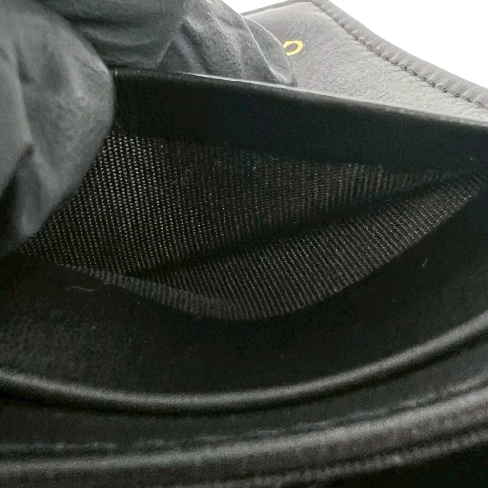 CHANEL Black Caviar Leather Logo Wallet - Picture 9 of 10